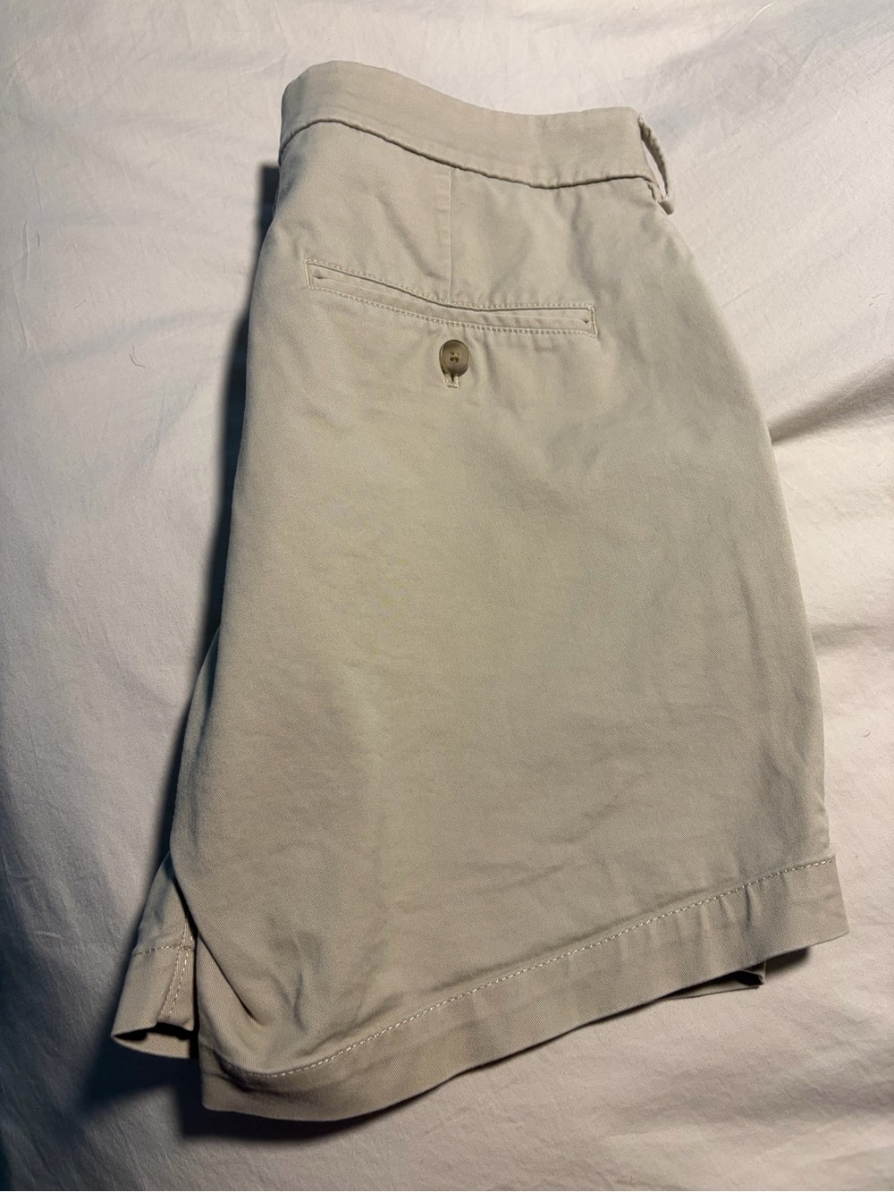 Express Men's Cream Chino Shorts